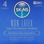 SKINS - LATEX-FREE CONDOMS PACK OF 4
